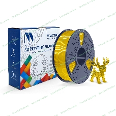 Филамент NVPrint PLA+ Trasparent Yellow для 3D печати диаметр 1.75мм длина 330 метров масса 1 кг
