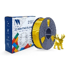 Филамент NVPrint PLA+ Trasparent Yellow для 3D печати диаметр 1.75мм длина 330 метров масса 1 кг Филамент NVPrint PLA+ Trasparent Yellow для 3D печати диаметр 1.75мм длина 330 метров масса 1 кг