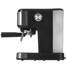 Кофеварка рожковая BRAYER BR1105, черный/серебристый, исп. кофе - молотый, 1,5 л, 800 Вт, 20 бар