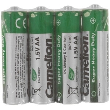 Элемент питания солевой Camelion R R6 (шринка 4шт) 1.5 В