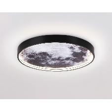 Настенно-потолочный светодиодный светильник Ambrella light FW11110 BK черный 15W LED 3000-6400K D240*38