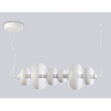 Подвесной светодиодный светильник Ambrella light LH11071 WH/FR белый/белый матовый 36W 3000K 745*230*230