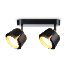 Светильник Ambrella light TN71231/2 BK/GD черный/золото GX53/2 220*100*147