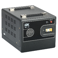 Стабилизатор напряжения IEK Hub 5кВА однофазный черный (IVS21-1-005-13)