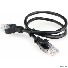 Патч-корд CCA light UTP Гарнизон PC-UTP-5e-0.5-BK cat.5e, 0.5м, литой, многожильный черный