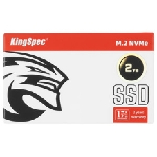 Накопитель SSD KingSpec NX-2Tb, 2000Gb, PCIe 3.0 x4, M.2 2280, NVMe, R/W 3400/3100