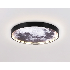 Настенно-потолочный светодиодный светильник Ambrella light FW11110 BK черный 15W LED 3000-6400K D240*38