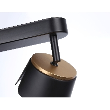 Светильник Ambrella light TN71231/2 BK/GD черный/золото GX53/2 220*100*147