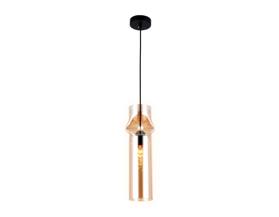 Светильник Ambrella light TR3560 BK/TI черный/янтарь E27 max 40W D130*1200