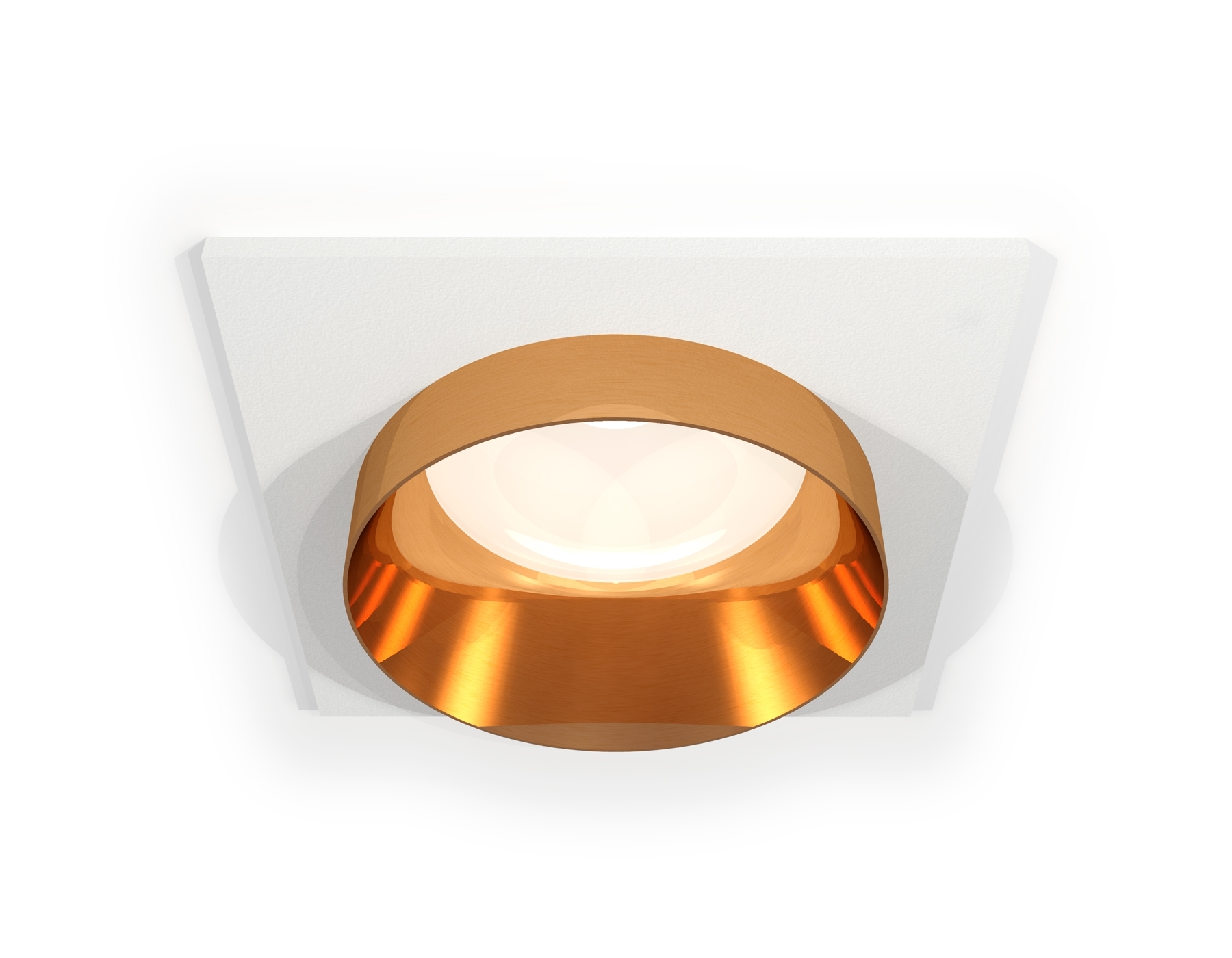 Комплект встраиваемого светильника Ambrella light XC6520024 SWH/PYG белый песок/золото желтое полированное MR16 GU5.3 (C6520, N6134)