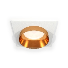 Комплект встраиваемого светильника Ambrella light XC6520024 SWH/PYG белый песок/золото желтое полированное MR16 GU5.3 (C6520, N6134)