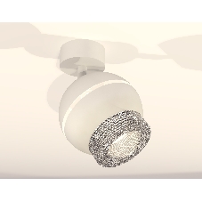 Комплект поворотного светильника Ambrella light XM1101010 SWH/CL белый песок/прозрачный MR16 GU5.3 LED 3W 4200K (A2202, C1101, N7191)