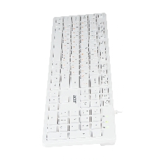 Клавиатура проводная Acer OKW123, USB, белый