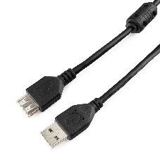 Кабель Gembird PRO USB 2.0 3.0м AM/AF позол.конт., фер.кол., пакет