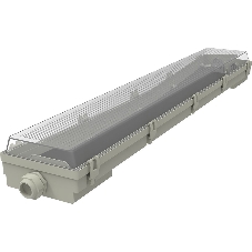 Светильник с отражателем влагозащ. СПП-Т8-G13 INDUSTRY 666х85х55мм IP65 для LED ламп 2х600мм Gauss 909410260