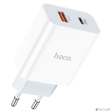 Сетевое зарядное устройство HOCO HC-66076 C97A/PD + QC 3.0/2 USB: Type-A + Type-C/Выход: 5V_9V_12V, 20W/белый