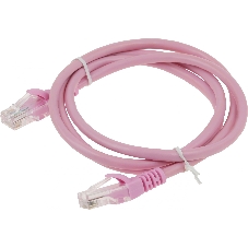 Патч-корд UTP Cablexpert PP12-1m cat.5e, 1м, литой, многожильный, розовый