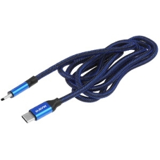 Кабель Maxvi MC-A20 black Type-C - Type-C, 2A ток макс. нагрузки 2А, макс. напряжение 5V, длина кабеля 1м, материал PVC, черный