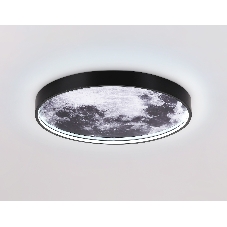 Настенно-потолочный светодиодный светильник Ambrella light FW11110 BK черный 15W LED 3000-6400K D240*38