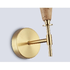 Настенный светильник Ambrella light LH75369 GD/WH золото/белый G9 max 28W 70*150*560