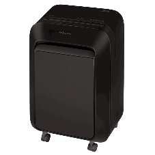 Шредер Fellowes PowerShred LX210 черный (секр.P-4) перекрестный 16лист. 23лтр. скрепки скобы пл.карты