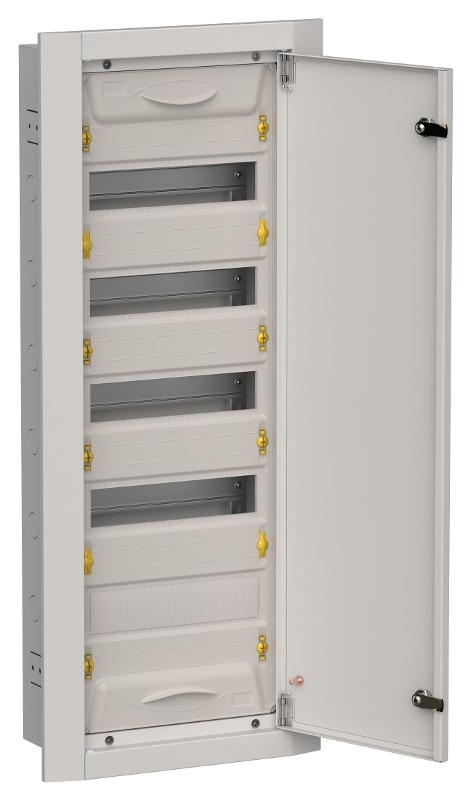 Щит распределительный встраиваемый IEK TI5-50-V-060-31-7035 TITAN 5 ЩРв-60 (1х60) 880х365х130 IP31 серый металлический