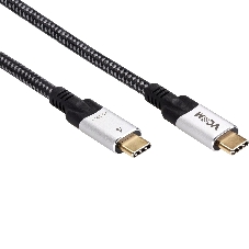 Кабель USB4 TCM--TCM, 5K@60Hz, 40Gbps, PD 240W, 5A, VCOM, 1.2м