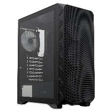 Компьютерный корпус HSPD M521, Mesh Mid Tower, черный, slide TG, 0.45 SPCC, 4x120мм ARGb ATX, mATX, mITX 160/330/184мм 2x2.5