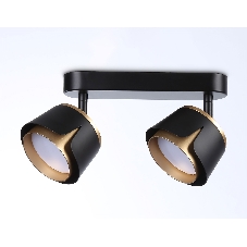 Светильник Ambrella light TN71231/2 BK/GD черный/золото GX53/2 220*100*147