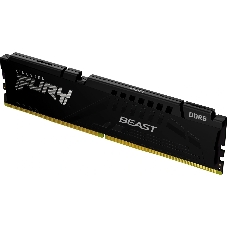 Оперативная память Kingston Fury Beast Black, DDR5, 32GB (1x32GB), 5600 MHz, CL36, с радиатором, чёрный