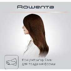 Фен Rowenta CV7827F0 черный/серебристый, 2100 Вт