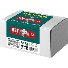 Скобы для степлера KRAFTOOL 13 мм, плоские, тип 53F, 5000 шт