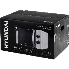 Микроволновая печь Hyundai HYM-M2043 белый/черный, 20 л, 700 Вт, переключатели - поворотный механизм