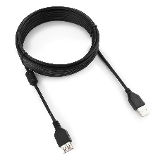 Кабель Gembird PRO USB 2.0 удлинительный 4.5м AM/AF позол.конт., фер.кол., пакет