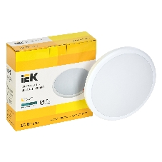 Светильник LED ДПБ 3003 18Вт IP54 4000K круг белый LDPB0-3003-18-4000-K01 IEK