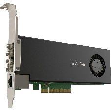 Сетевая карта MikroTik Cloud Core Router 2004-1G-2XS-PCIe network interface card with quad-core ARMv8 64-bit AL32400 CPU, 4GB RAM, 2x25G SFP28 cages, 1xGbit LAN, RouterOS L6