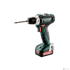 Дрель-шуруповерт Metabo PowerMaxx BS 12 6010365000, 12 В, 2 Ач, 40 Нм, щеточный