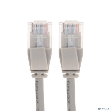 Патч-корд U/UTP Rexant cat.6a (10G), RJ45-RJ45, неэкранированный, 28AWG, LSZH, серый, 2 м
