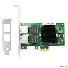 Сетевой адаптер Ethernet LR-LINK 9222HT, Intel I350-AM2, двойной порт RJ45, сетевая карта PCI-Ex1, 10/100/1000 Мбит/с (302472)