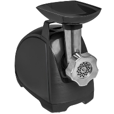 Мясорубка электрическая Moulinex ME682832 черный, 2000 Вт, 2.6 кг/мин, реверс, защита от перегрузки, насадки - 4