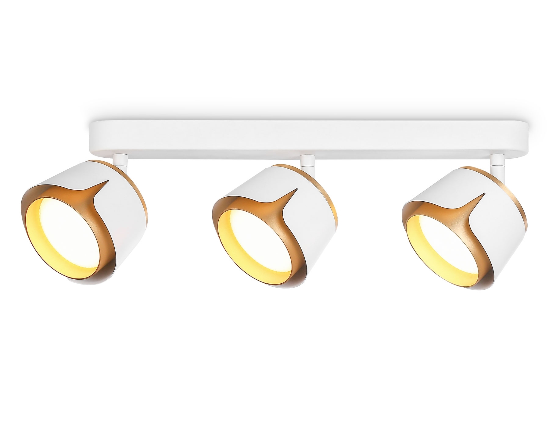 Светильник Ambrella light TN71235/3 WH/GD белый/золото GX53/3 380*100*147