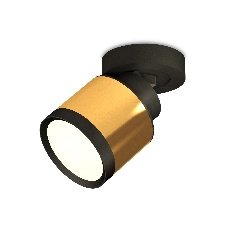 Светильник Ambrella Light XM8121001 PYG/SBK/PBK золото желтое полированное/черный песок/черный полированный GX53