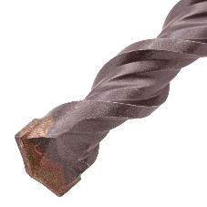 Бур по бетону Denzel двойная спираль, Cobalt W-tip, 16x310 мм, SDS PLUS