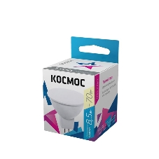 Лампа светодиодная Космос BASIC JCDR 8.5Вт 220В GU5.3 3000К Лампа светодиодная Космос BASIC JCDR 8.5Вт 220В GU5.3 3000К