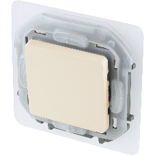 Переключатель IP44 10AX 250 В слоновая кость
