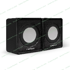 Акустическая система 2.0 ExeGate EX287057RUS Disco 140 Black (питание USB, 2х3Вт (6Вт RMS), 100-20000Гц, черный)