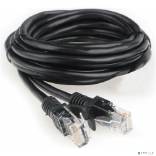 Патч-корд CCA light UTP Гарнизон PC-UTP-5e-3-BK кат.5e, 3м, литой, многожильный черный