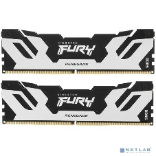 Оперативная память Kingston Fury Renegade, DDR5, 32Gb (2x16Gb), 7200MHz, CL38, DIMM, с радиатором, серебристый/черный