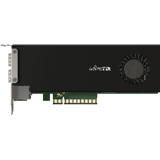 Сетевая карта MikroTik Cloud Core Router 2004-1G-2XS-PCIe network interface card with quad-core ARMv8 64-bit AL32400 CPU, 4GB RAM, 2x25G SFP28 cages, 1xGbit LAN, RouterOS L6