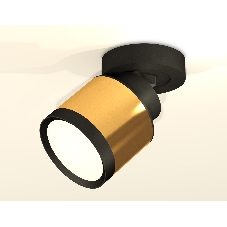 Светильник Ambrella Light XM8121001 PYG/SBK/PBK золото желтое полированное/черный песок/черный полированный GX53